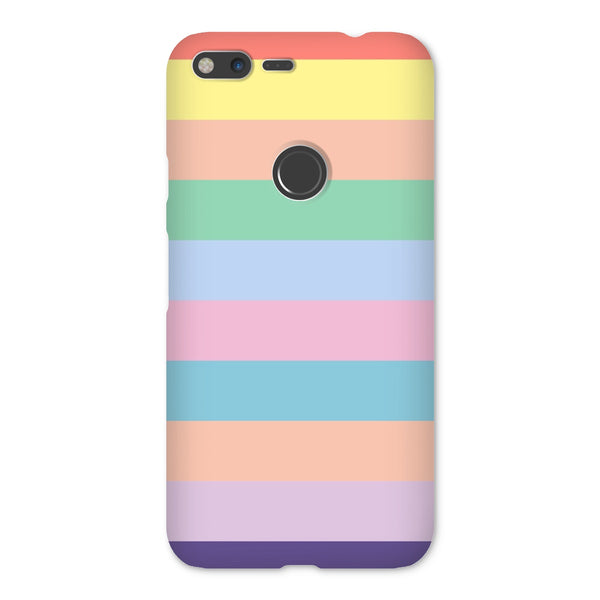 Pastel Stripe Snap Phone Case