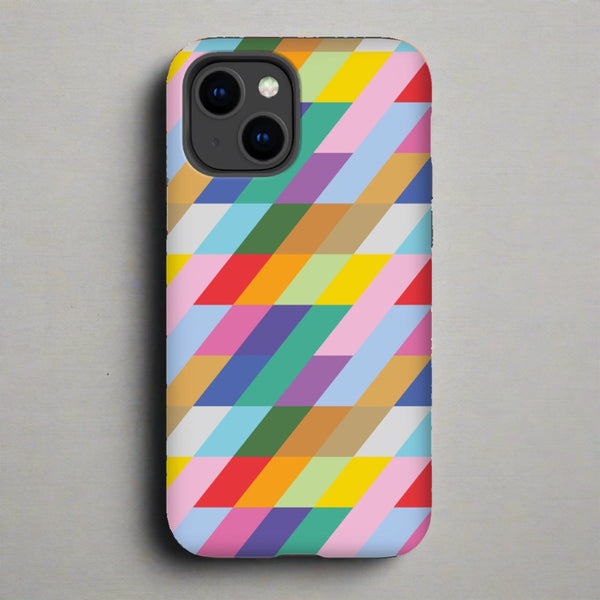Bright Multi Diamond Tough Phone Case