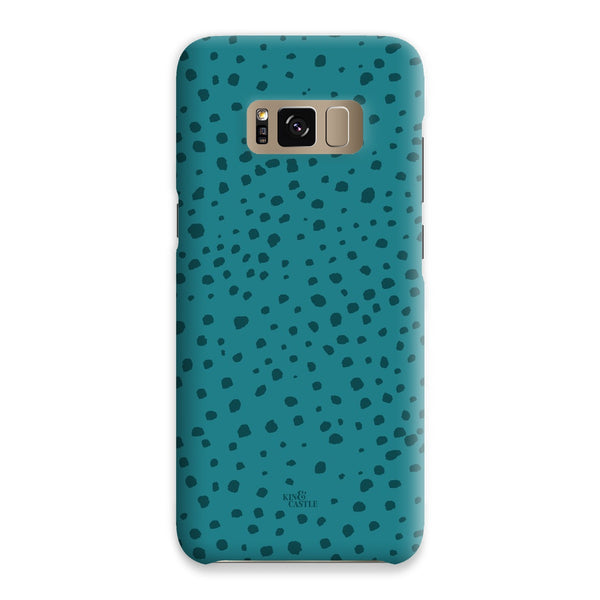 Teal Animal Spots Snap Phone Case