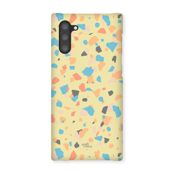 Yellow, Peach & Blue Terrazzo Snap Phone Case
