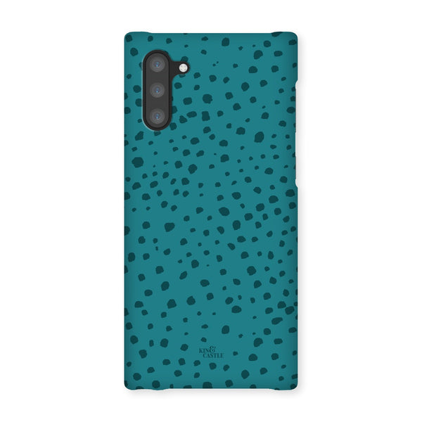 Teal Animal Spots Snap Phone Case
