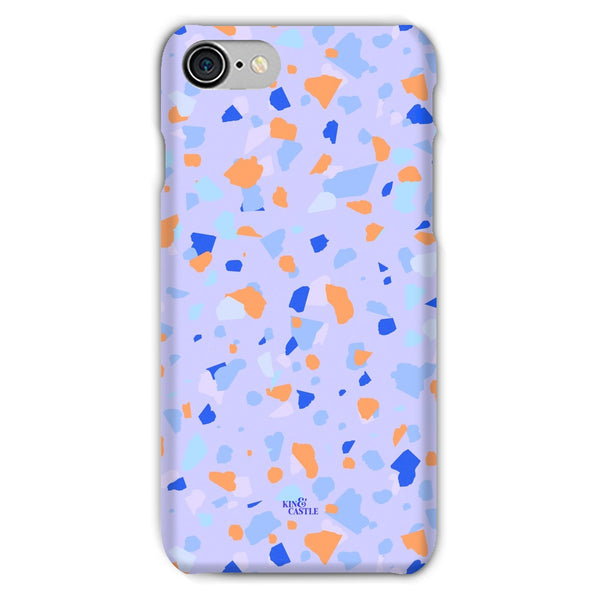 Blue & Orange Terrazzo Snap Phone Case