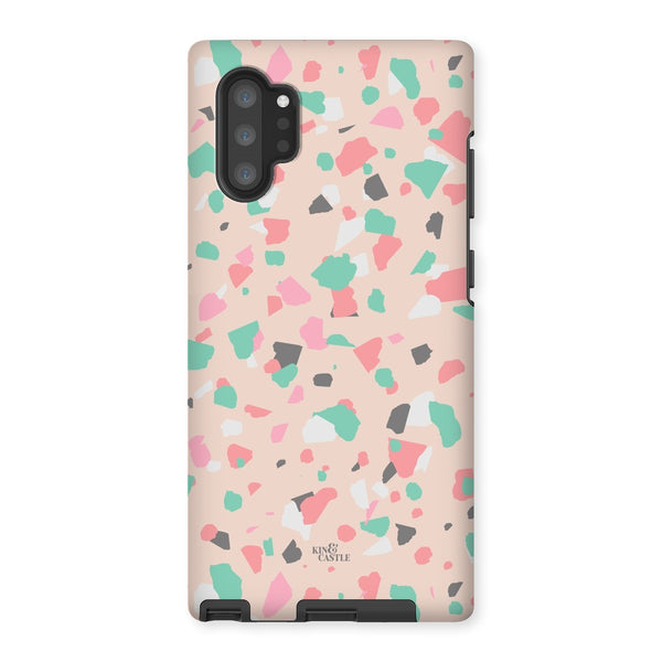 Coral, Pink & Mint Terrazzo Tough Phone Case