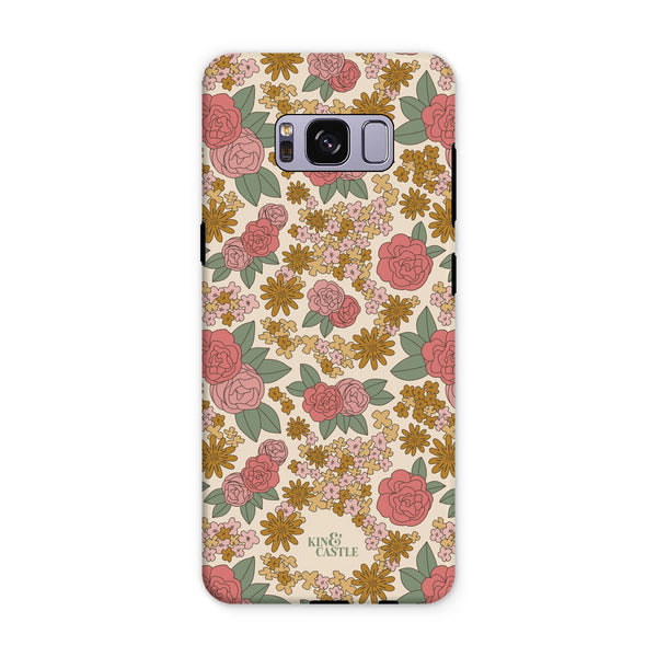 Pink & Rose Garden Tough Phone Case