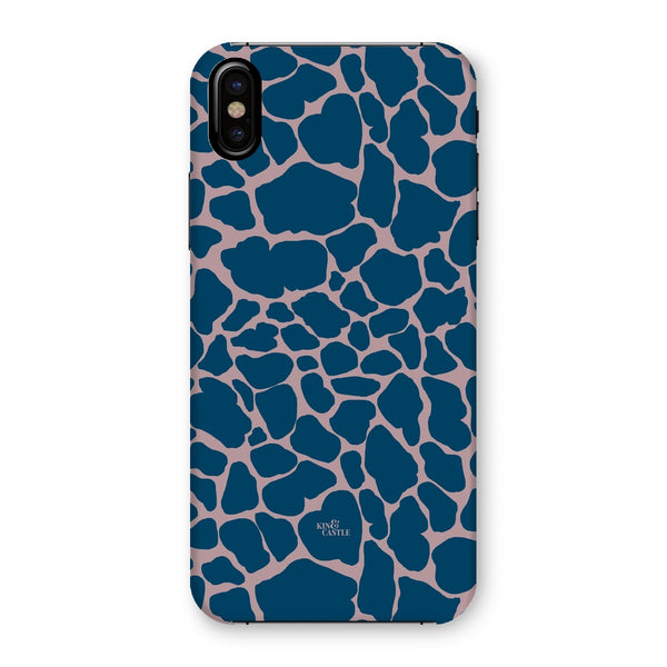 Pink & Blue Giraffe Print Snap Phone Case