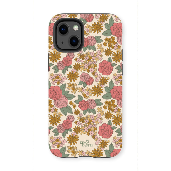 Pink & Rose Garden Tough Phone Case