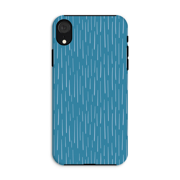 Blue Dash Tough Phone Case