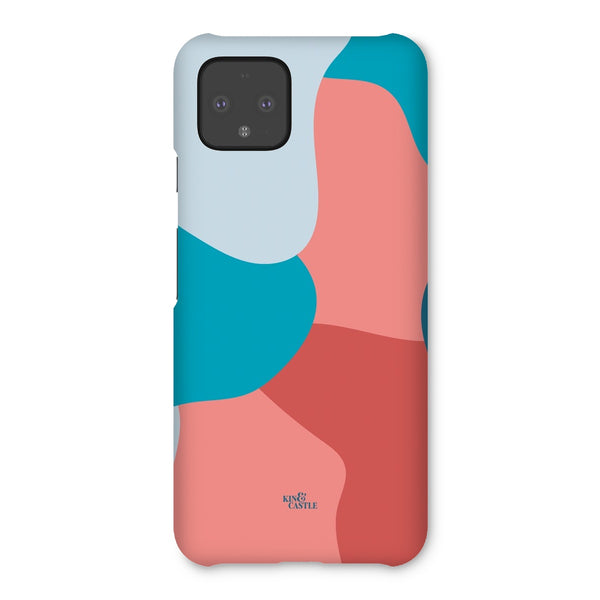 Blue, Red & Pink Abstract Snap Phone Case