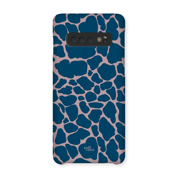 Pink & Blue Giraffe Print Snap Phone Case