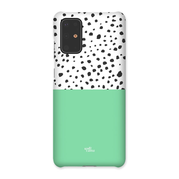 Mint & Graphite Animal Spots Snap Phone Case