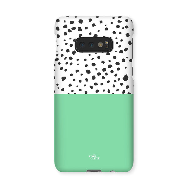 Mint & Graphite Animal Spots Snap Phone Case