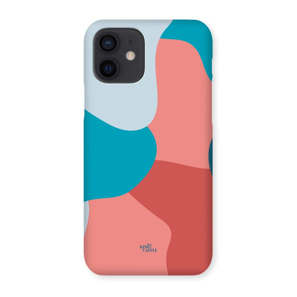 Blue, Red & Pink Abstract Snap Phone Case