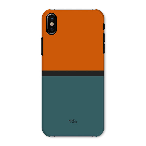 Rust & Teal Duo Snap Phone Case