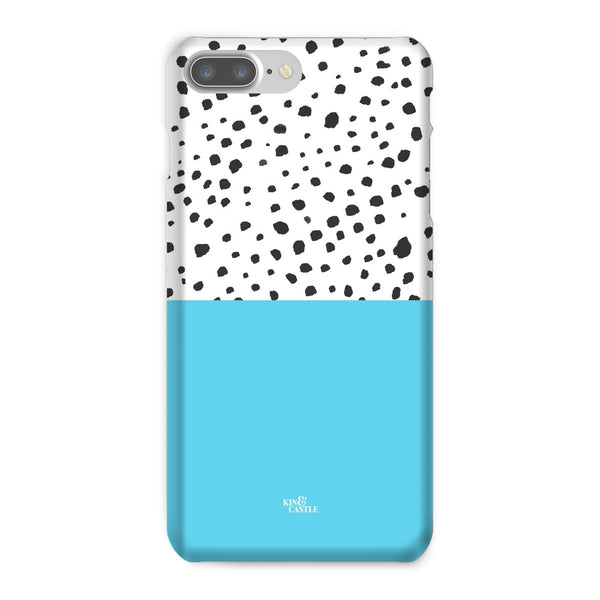 Blue & Graphite Animal Spots Snap Phone Case