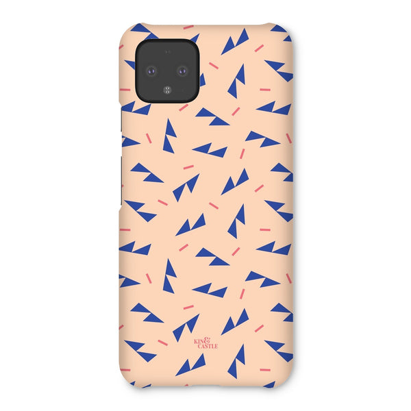 Blue Ditzy Triangles Snap Phone Case