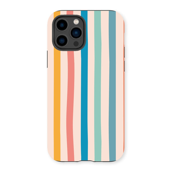 Earth Tones Stripe Tough Phone Case