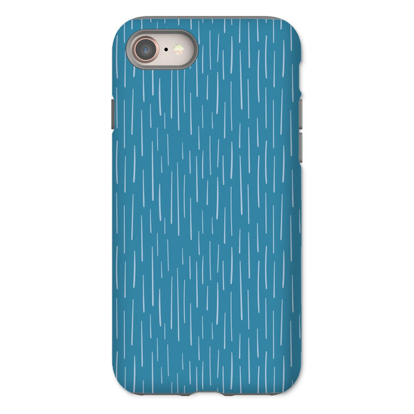 Blue Dash Tough Phone Case