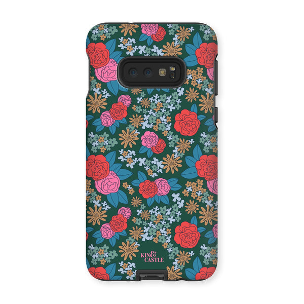 Pink & Red Garden Tough Phone Case