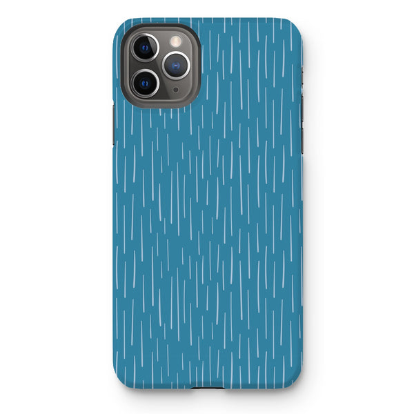 Blue Dash Tough Phone Case