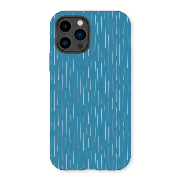 Blue Dash Tough Phone Case