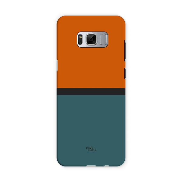 Rust & Teal Duo Tough Phone Case