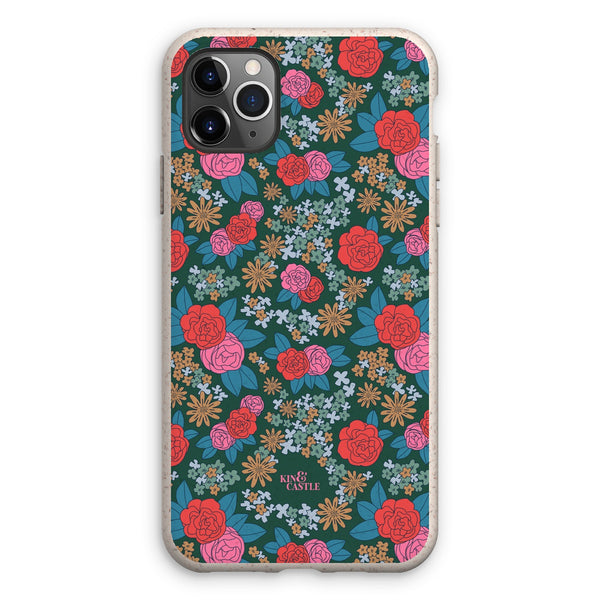 Pink & Red Garden Eco Phone Case
