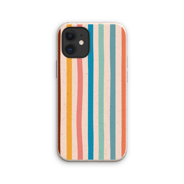 Earth Tones Stripe Eco Phone Case