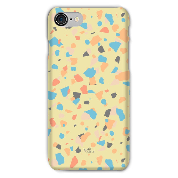 Yellow, Peach & Blue Terrazzo Snap Phone Case
