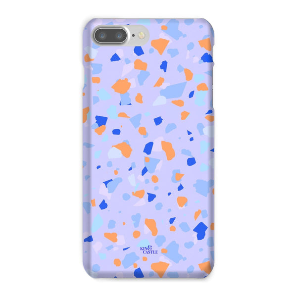 Blue & Orange Terrazzo Snap Phone Case