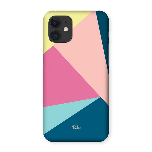 Pastel Triangles Snap Phone Case