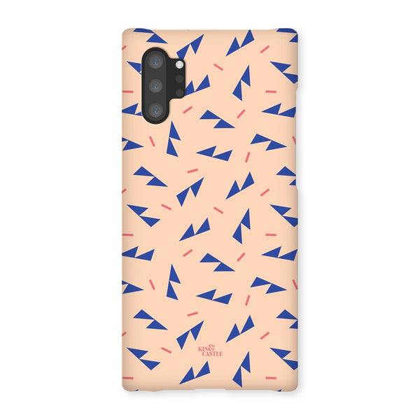 Blue Ditzy Triangles Snap Phone Case