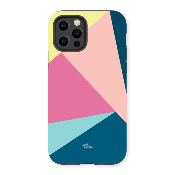 Pastel Triangles Tough Phone Case