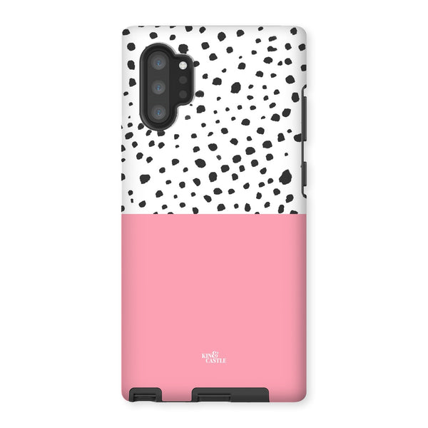 Pink & Graphite Animal Spots Tough Phone Case