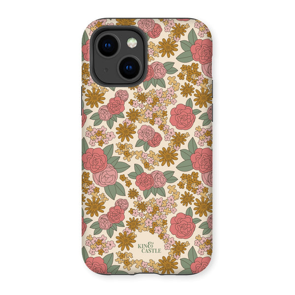 Pink & Rose Garden Tough Phone Case