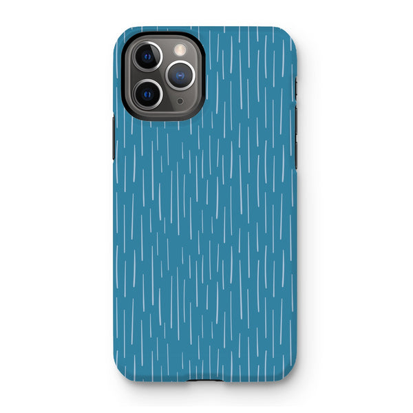 Blue Dash Tough Phone Case
