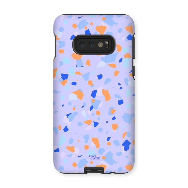 Blue & Orange Terrazzo Tough Phone Case