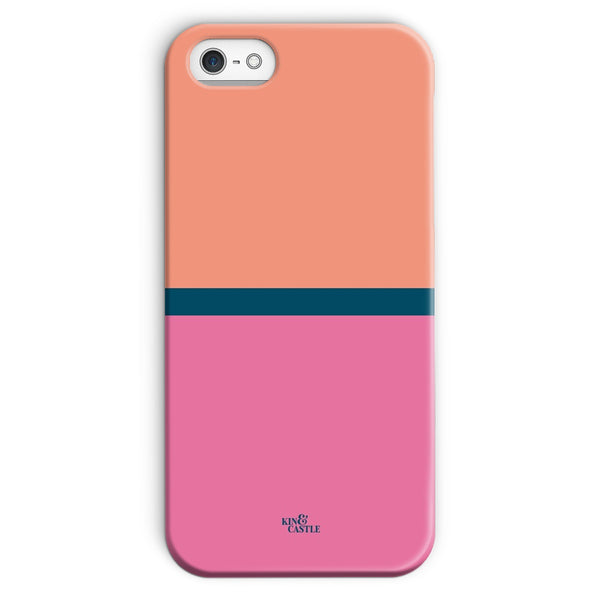 Peach & Pink Duo Snap Phone Case