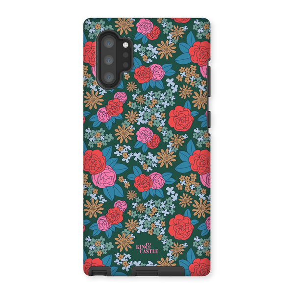 Pink & Red Garden Tough Phone Case