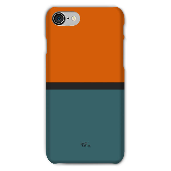 Rust & Teal Duo Snap Phone Case