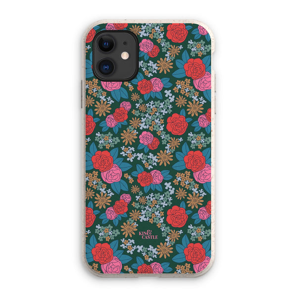 Pink & Red Garden Eco Phone Case