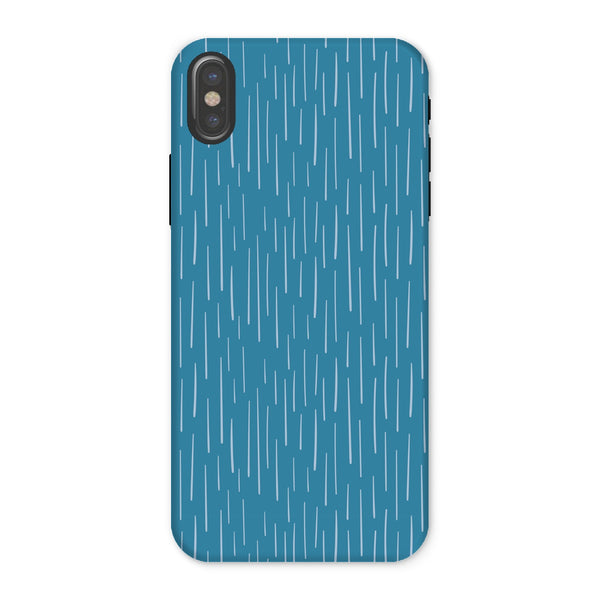 Blue Dash Tough Phone Case