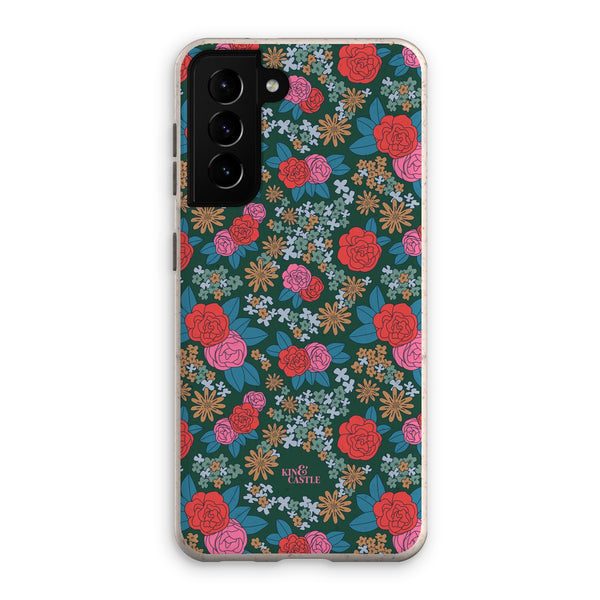 Pink & Red Garden Eco Phone Case