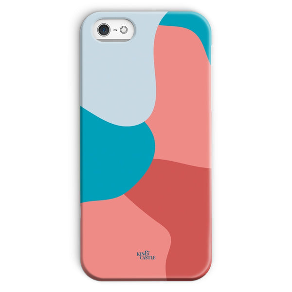 Blue, Red & Pink Abstract Snap Phone Case