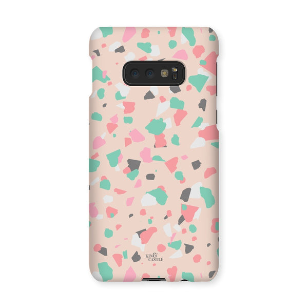 Coral, Pink & Mint Terrazzo Snap Phone Case
