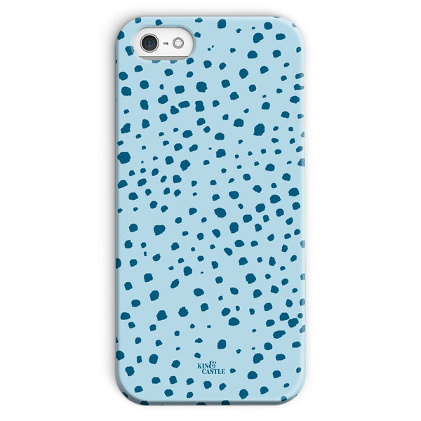 Blue Animal Spot Snap Phone Case
