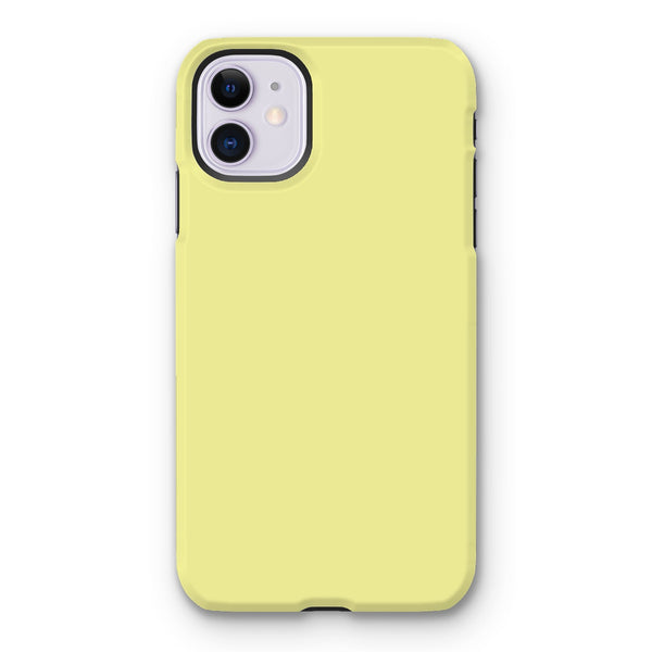 Lemon Yellow Tough Phone Case