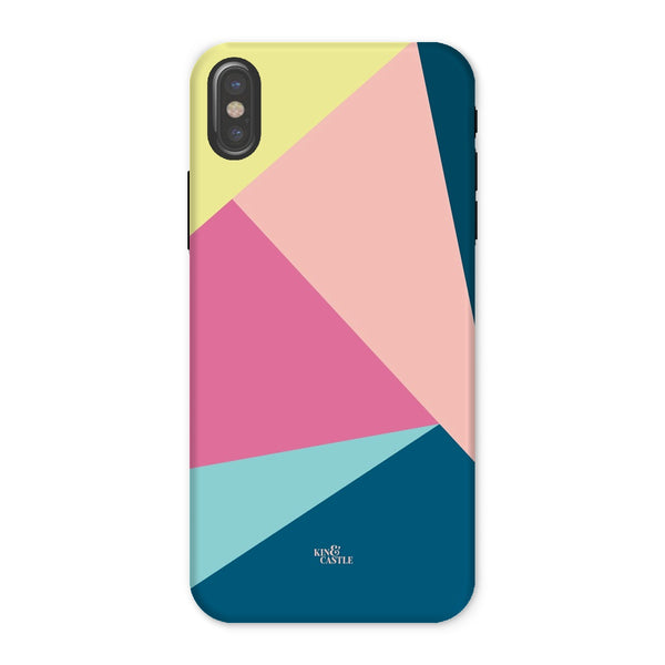 Pastel Triangles Tough Phone Case