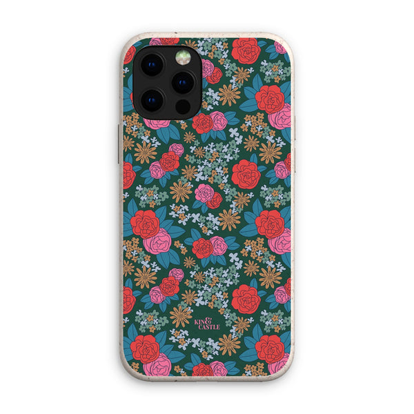 Pink & Red Garden Eco Phone Case