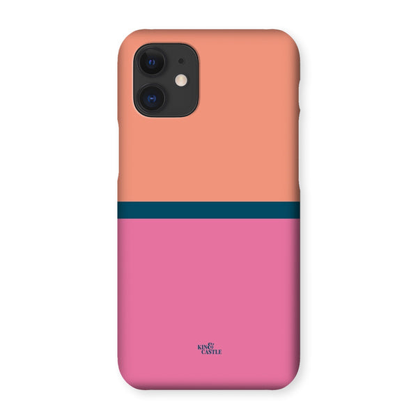 Peach & Pink Duo Snap Phone Case