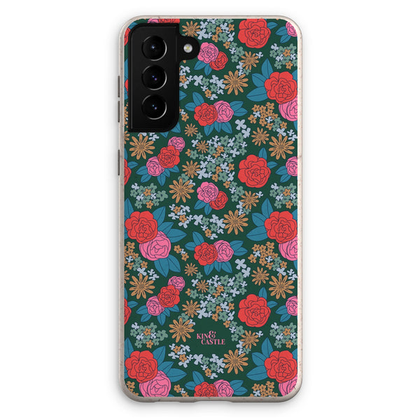 Pink & Red Garden Eco Phone Case